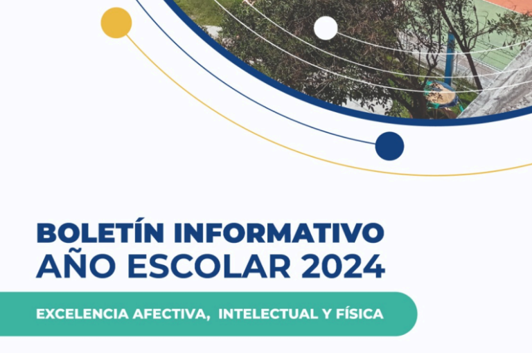 BOLETÍN INFORMATIVO AÑO ESCOLAR 2024