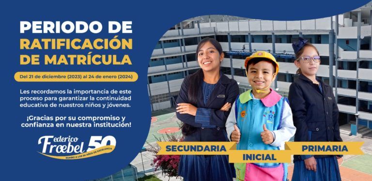 RATIFICACIÓN DE MATRÍCULA