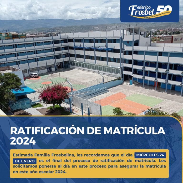 Ratificación de matrícula 2024