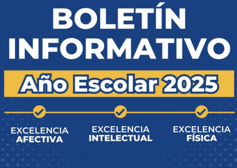 BOLETÍN INFORMATIVO -AÑO ESCOLAR 2025