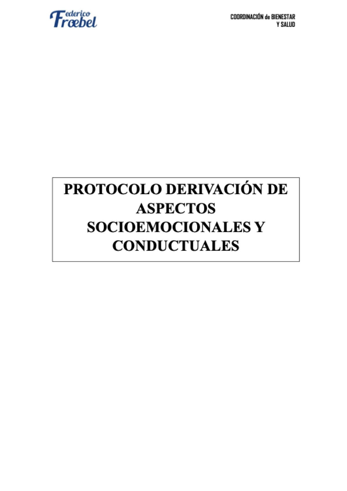 Reglamento Interno I.E.Pr. Federico Froebel 2023-2025 (Revisado y aprobado por LEJL)