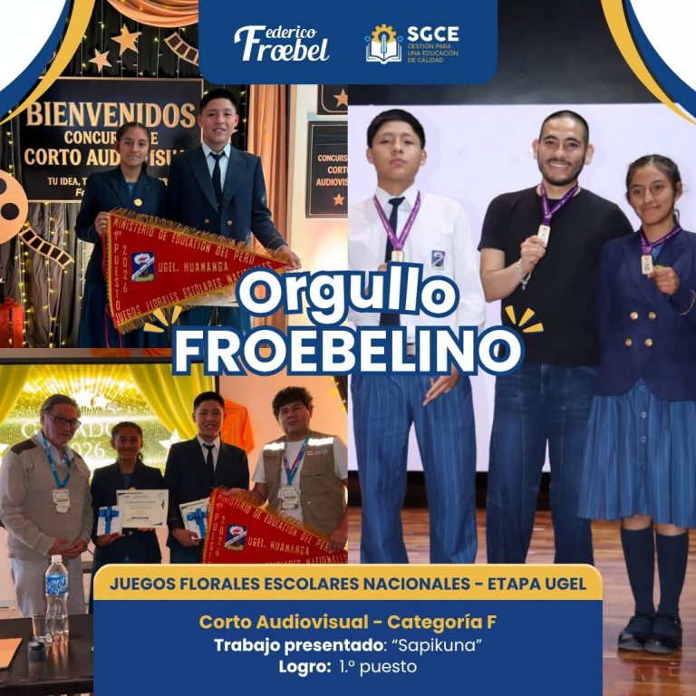 Primer puesto en Corto Audiovisual – Juegos Florales Escolares Nacionales