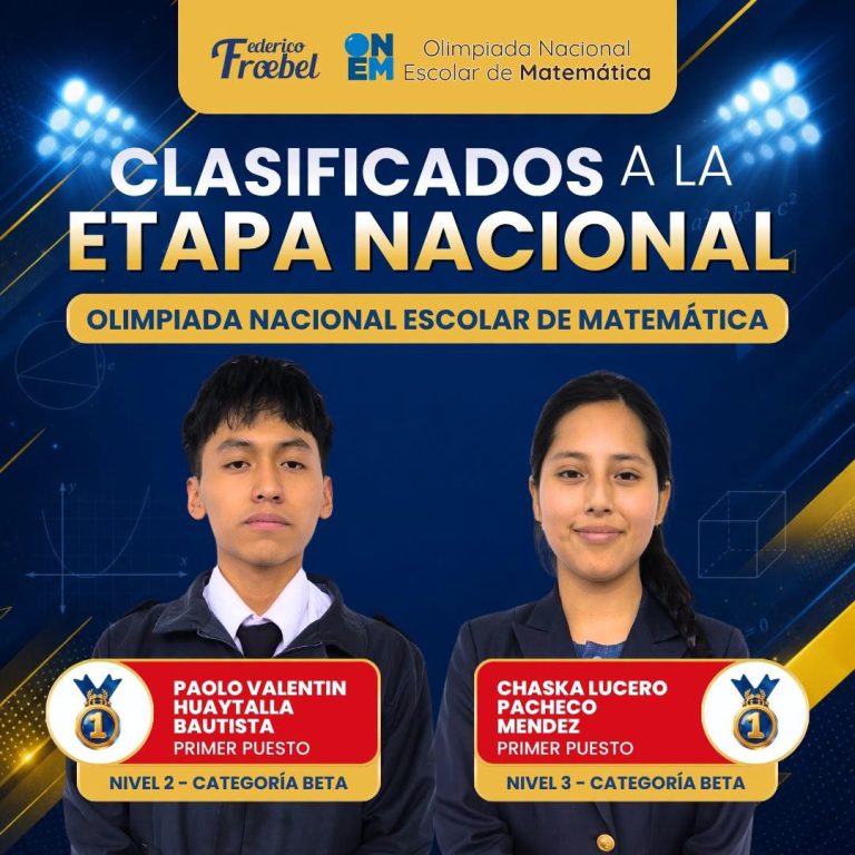 Clasificados a la etapa nacional de la ONEM 2026